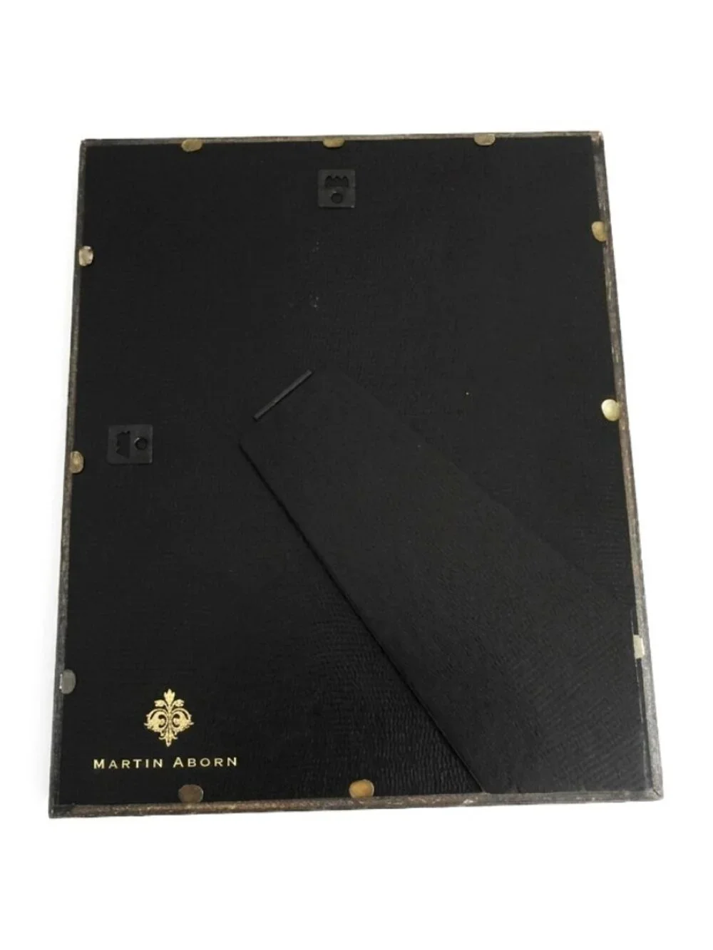 Martin Aborn Handfinished Italian Carved Wood Frame 4x6 Ebony Black